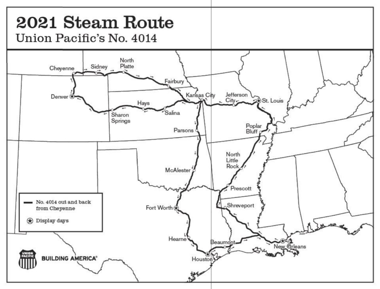 Big Boy 4014 Route 2021